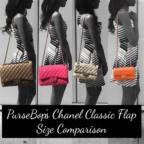 chanel small classic flap size